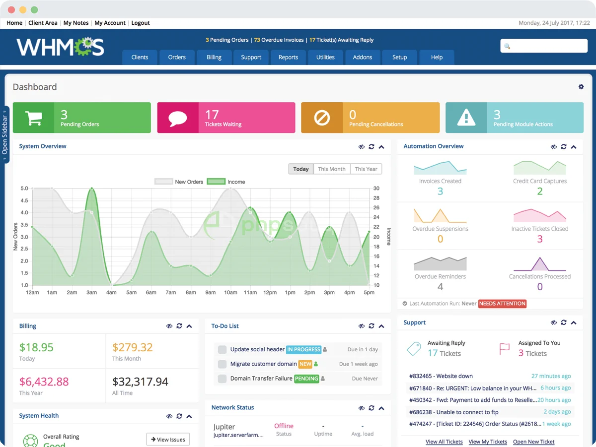 WHMCS - Web Hosting Billing & Automation Platform 8.11.2 NULLED