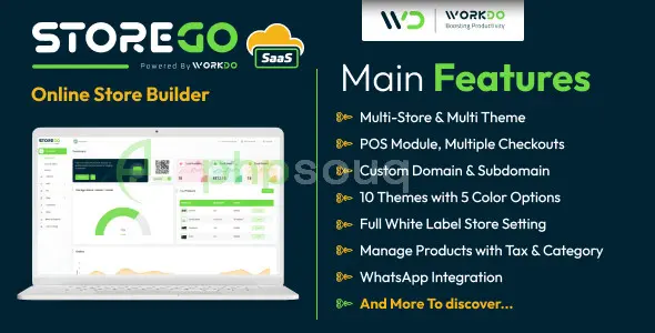 StoreGo SaaS - Online Store Builder v7.1